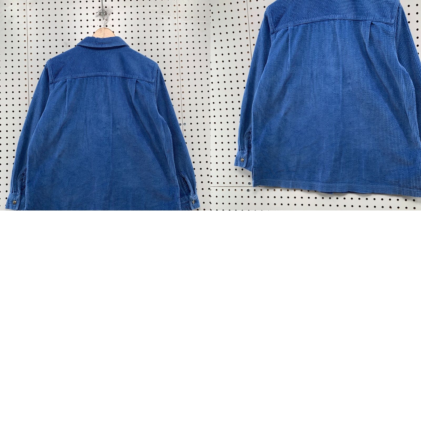 Vintage VINTAGE L.L. Bean Corduroy Button Shirt Jacket Womens Medium Blue Long Sleeve Shirt Jacket Size M / US 6-8 / IT 42-44 - 9 Thumbnail