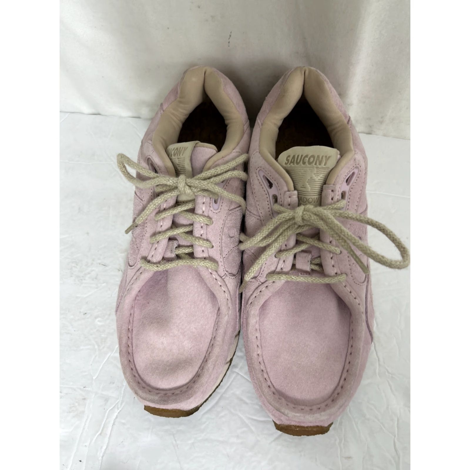 Saucony Saucony Shadow 6000 Pink/Gum Sneakers Men's 8 Medium Leather Suede Size US 8 / EU 41 - 6 Thumbnail