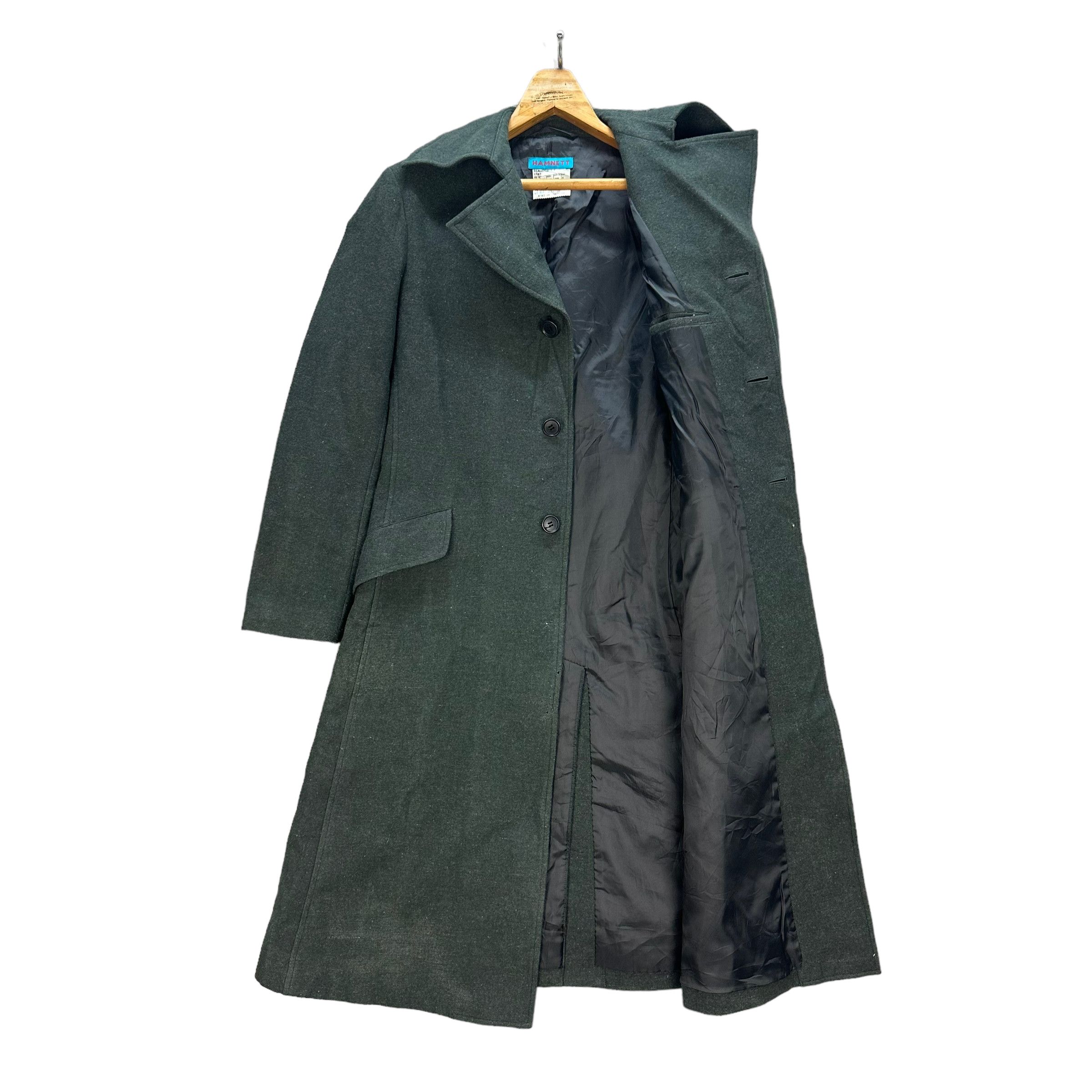 Katharine Hamnett London HAMNETT WOOL LONG COAT #7858-184 Size US M / EU 48-50 / 2 - 6 Thumbnail