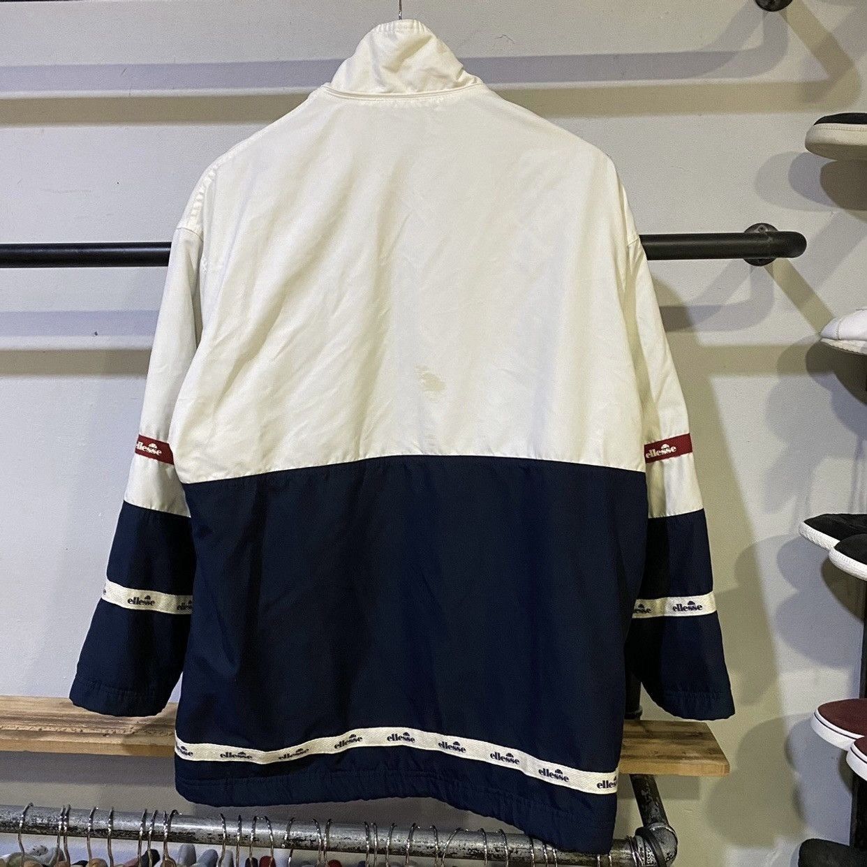 Ellesse Vintage Ellesse Tape Design light jackets Size US M / EU 48-50 / 2 - 2 Thumbnail