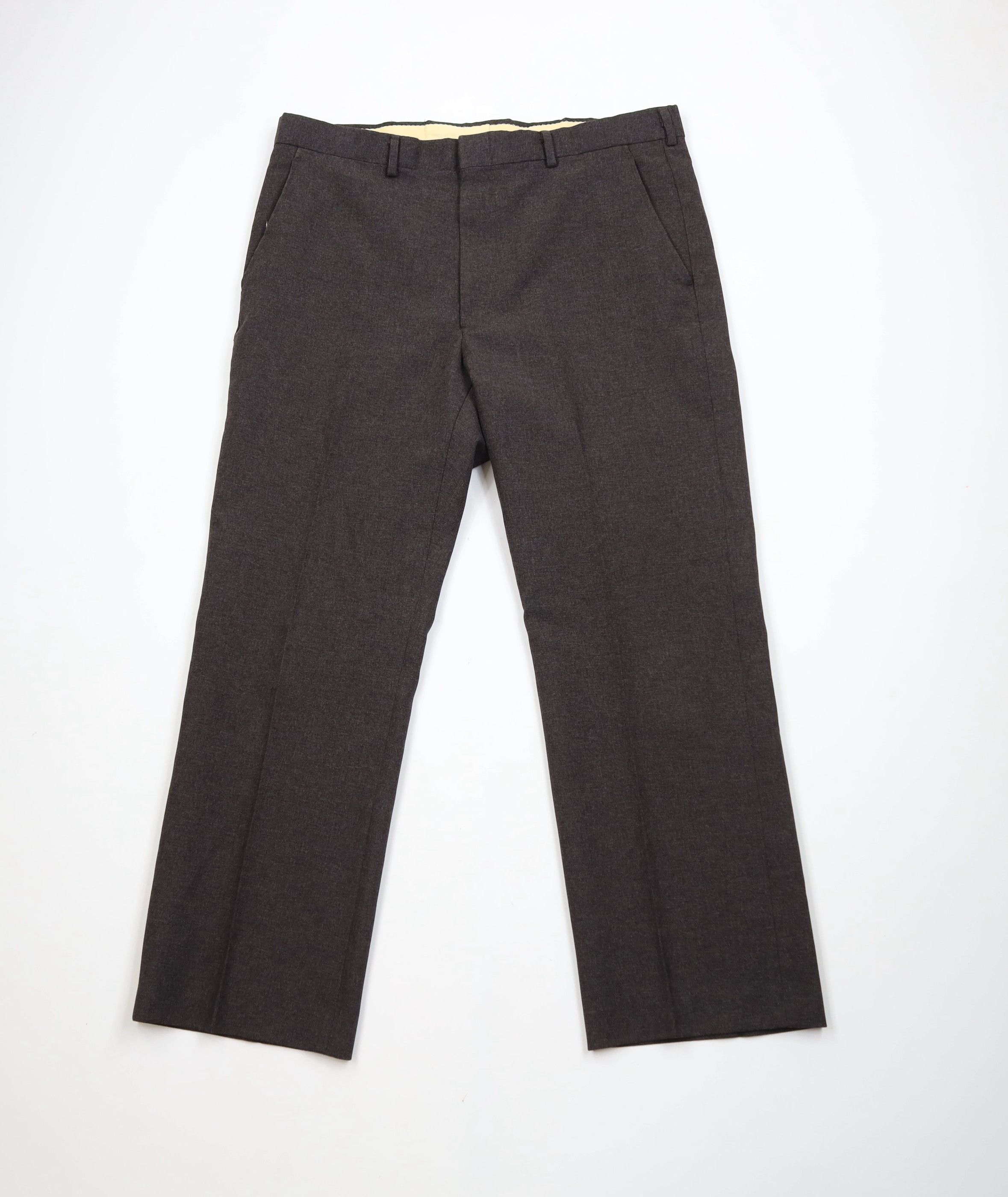 Vintage Vintage 70s Streetwear Flared Wide Leg Chino Pants Brown USA Size US 36 / EU 52 - 1 Thumbnail