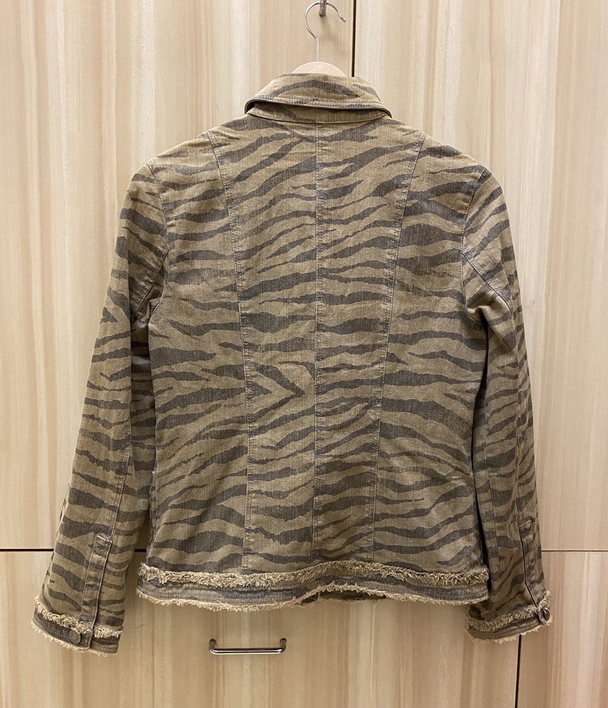 Krizia Evex by Krizia Zebra Animal Print Denim Jacket Size S / US 4 / IT 40 - 5 Thumbnail