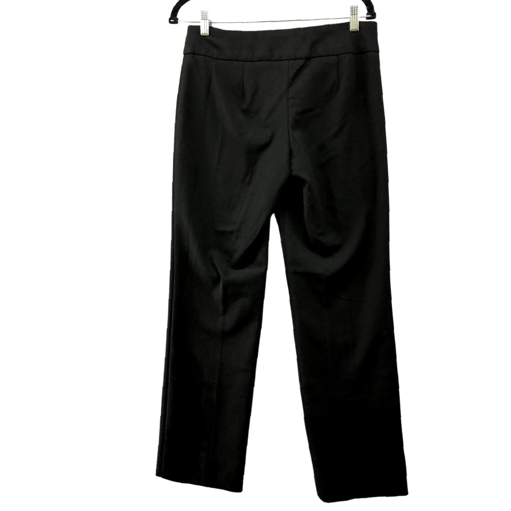 Talbots **Talbots Women's Size 4 Mid Rise Black Straight Leg Dress Pants** User: **Talbots Women's Size 4 Black Mid Rise Straight Leg Dress Pants** Size 27" / US 4 / IT 40 - 2 Thumbnail