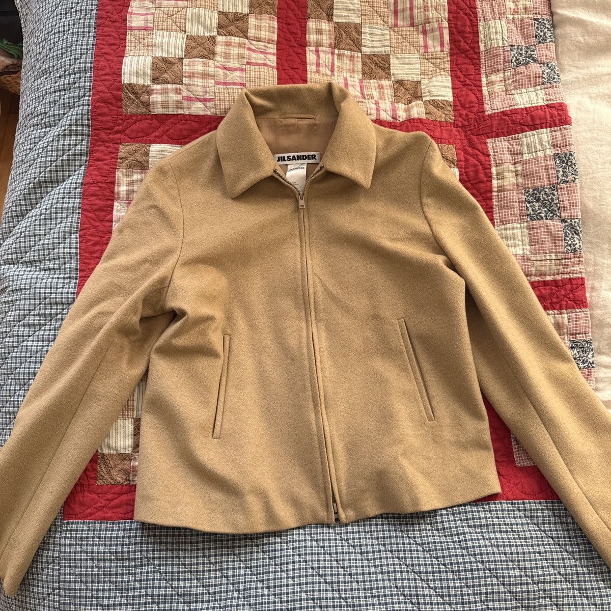Jil Sander Jil Sander Camel Jacket, Vintage 2000’s Size S / US 4 / IT 40 - 1 Thumbnail