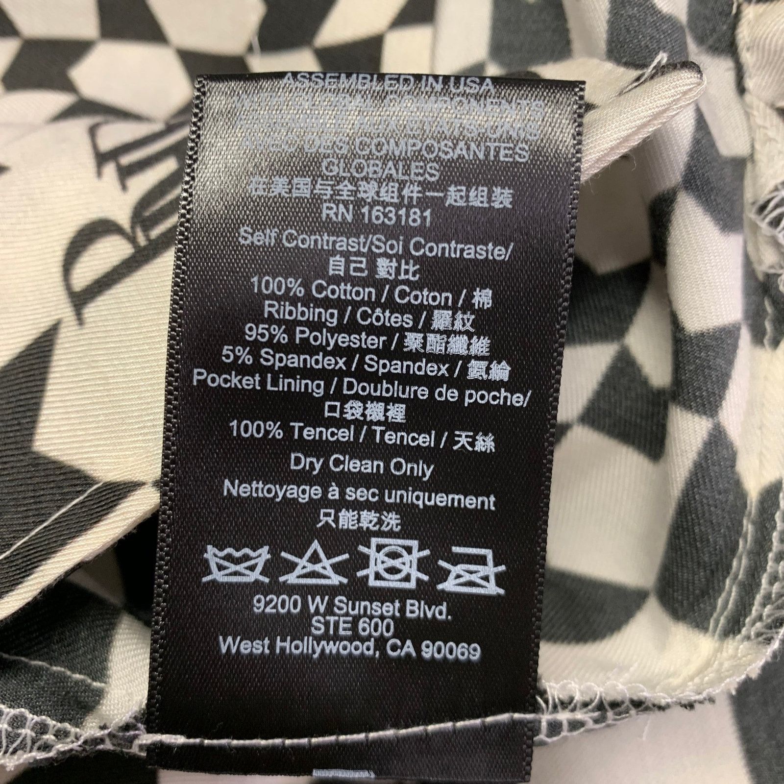 Rhude RHUDE AW22 Size XS Black White Tencel Short Sleeve Shirt Size US XS / EU 42 / 0 - 7 Thumbnail