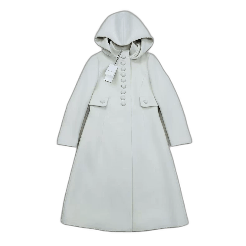 Gucci GUCCI Hooded Long Wool Coat Size 42 Size US L / EU 52-54 / 3 - 1 Thumbnail