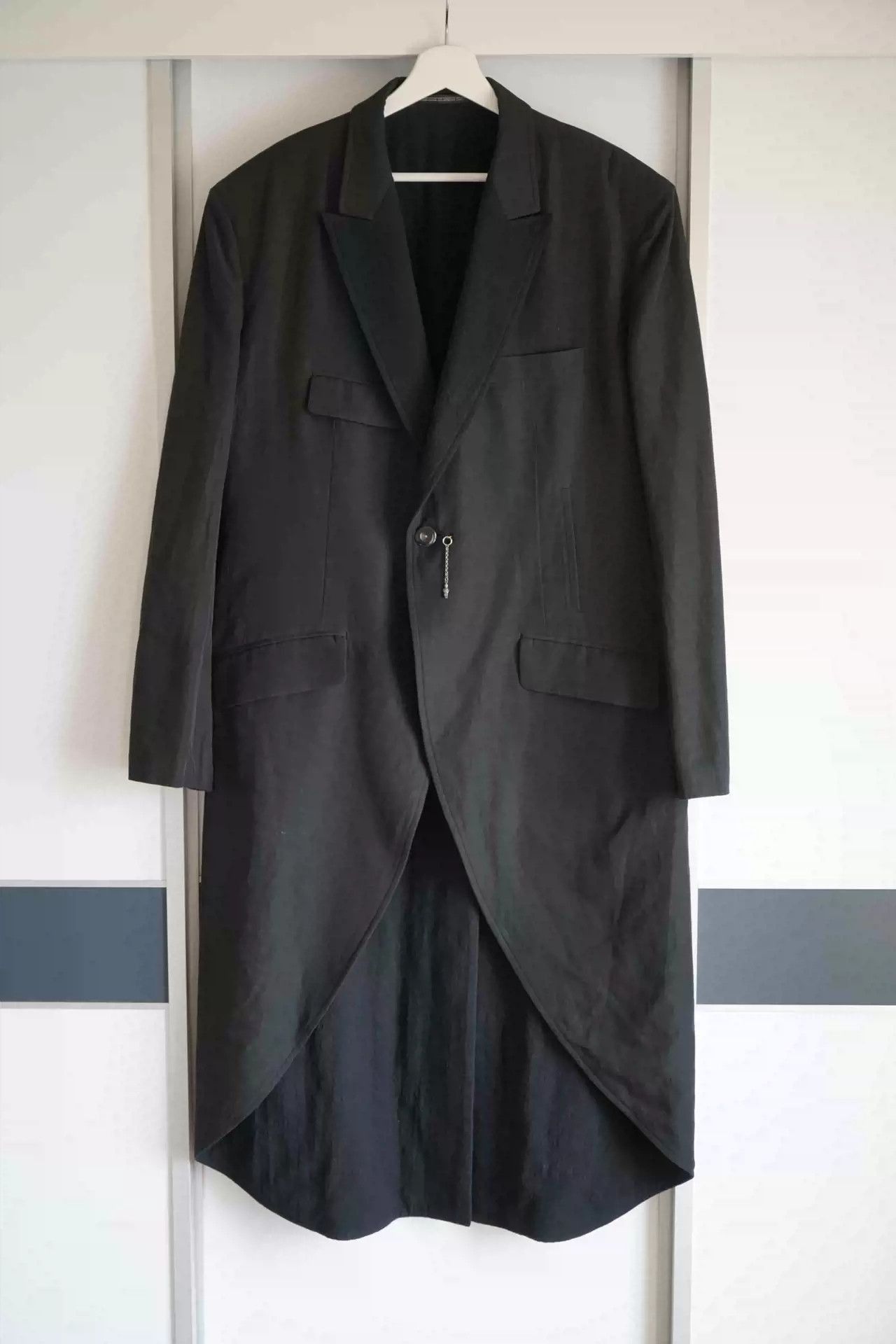 Yohji Yamamoto Yohji Yamamoto 09aw Sole Button Coat-2505 Size US XL / EU 56 / 4 - 1 Thumbnail