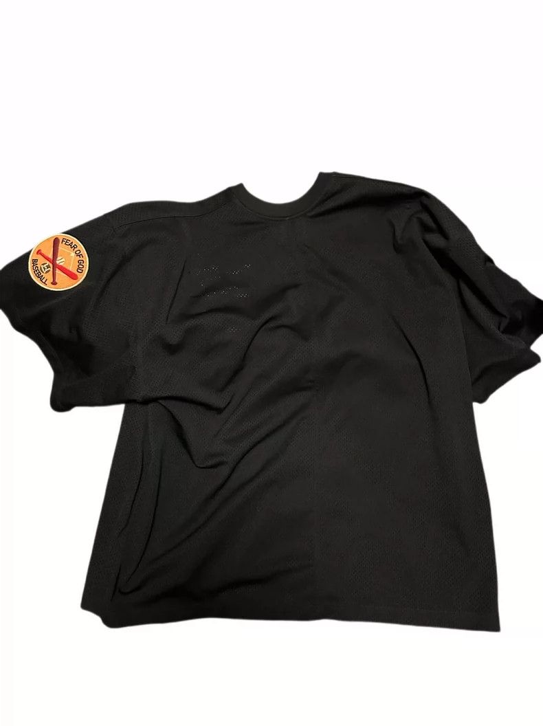 Fear of God Fear of God Season 5 Black Medal Mesh Short Sleeves Size US M / EU 48-50 / 2 - 2 Thumbnail