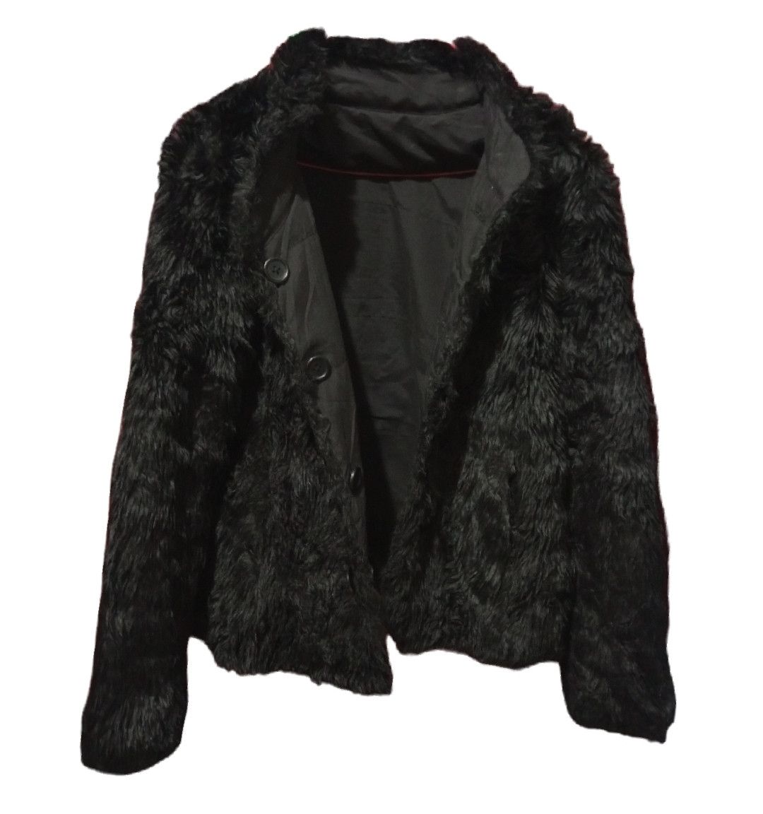If Six Was Nine × Japanese Brand Fur Black long Mohair blazer Size US M / EU 48-50 / 2 - 3 Thumbnail