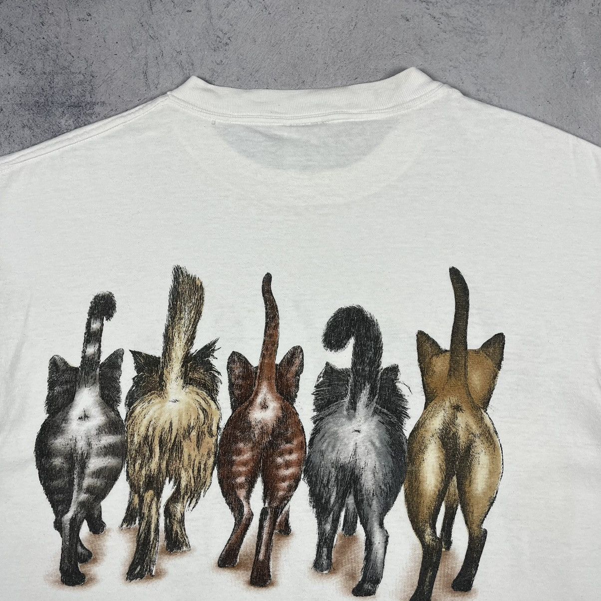 Vintage Vintage Cat’s humor cute graphic tee 90’s Size US L / EU 52-54 / 3 - 20 Thumbnail