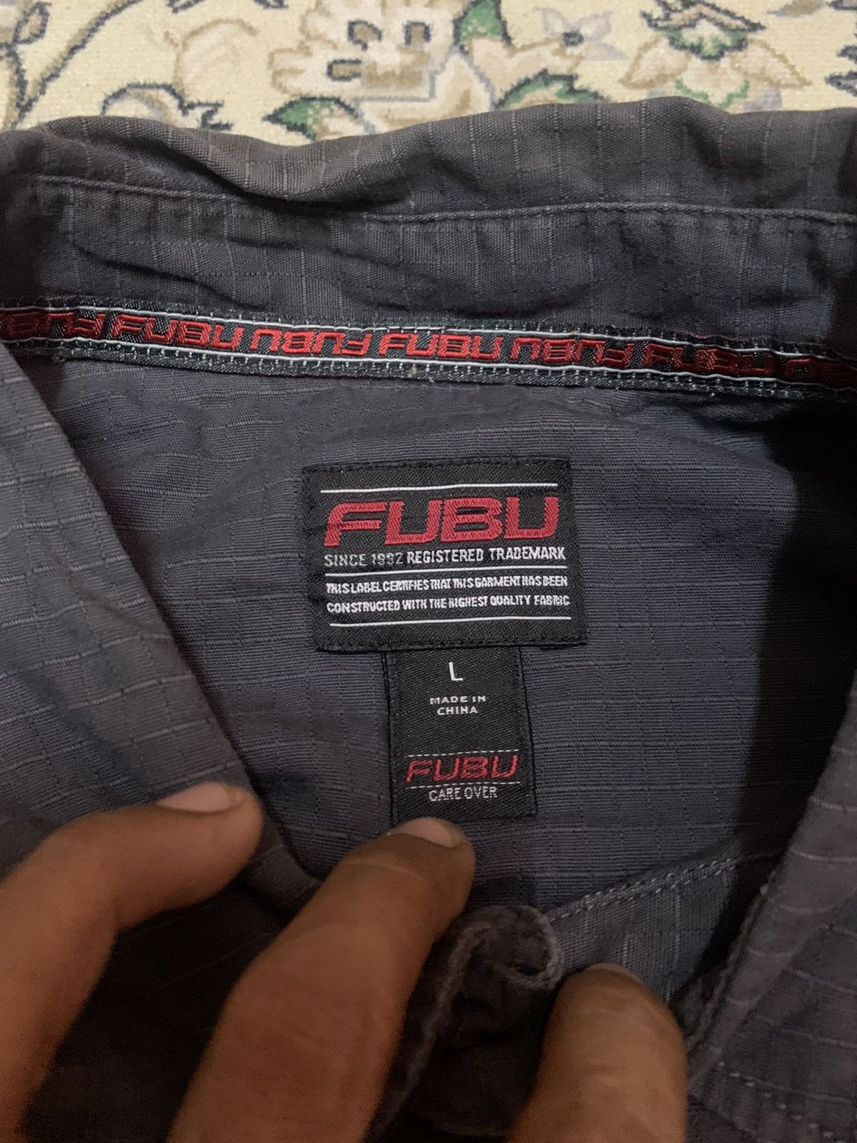 Fubu × Japanese Brand Y2K FUBU COLLECTION WORKWEAR BUTTON UP Size US L / EU 52-54 / 3 - 8 Thumbnail