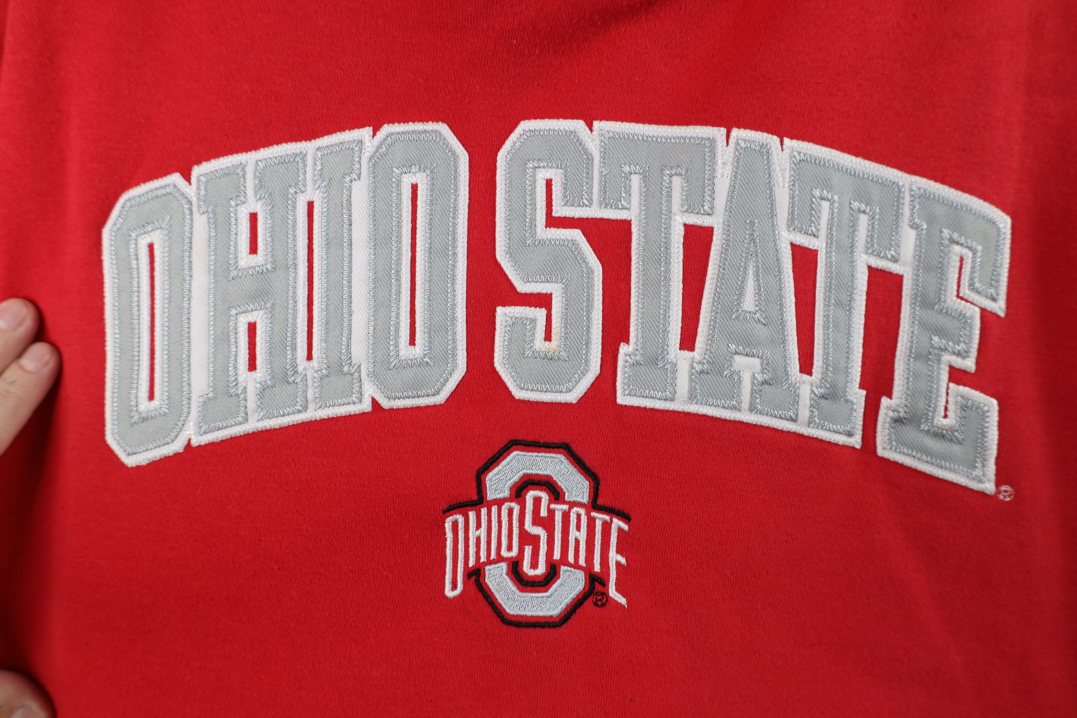 Champion Vintage Champion Ohio State University Hoodie Sweatshirt Red Size US XL / EU 56 / 4 - 8 Thumbnail
