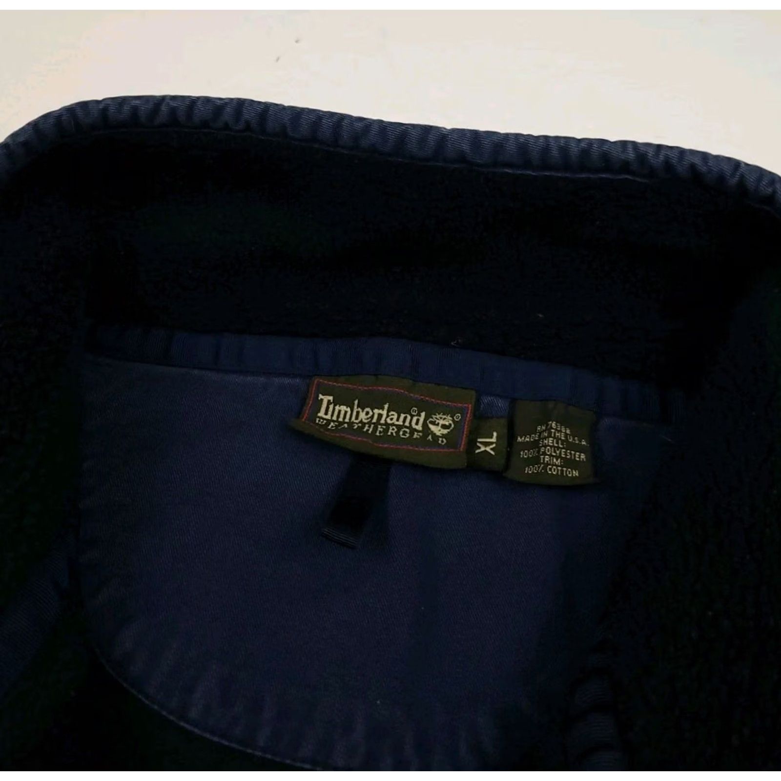 Timberland VINTAGE Timberland Weathergear Striped Fleece Sweatshirt Pullover Men XL Blue 90s Size US XL / EU 56 / 4 - 6 Thumbnail