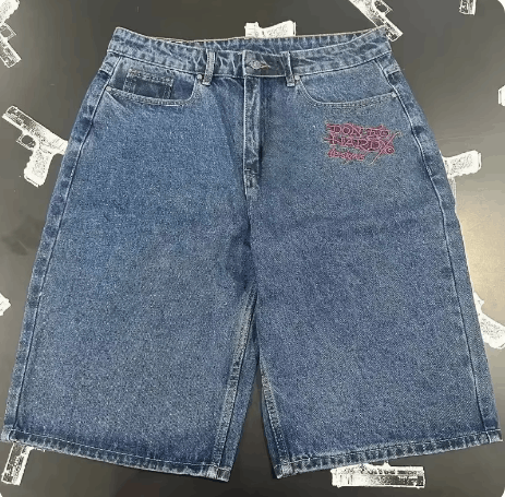 Ed Hardy × Japanese Brand CUSTOM Ed Hardy Jean Shorts Size US 34 / EU 50 - 1 Thumbnail