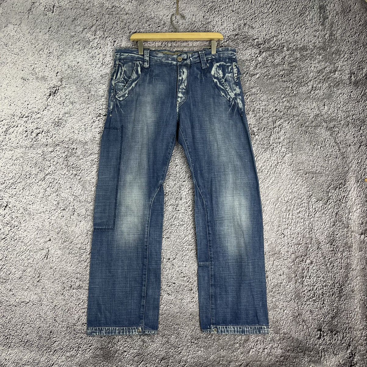 G-Star × Vintage 🔥VINTAGE🔥 G Star Raw Denim patch work Jeans kbwg 100 south Size US 36 / EU 52 - 2 Thumbnail