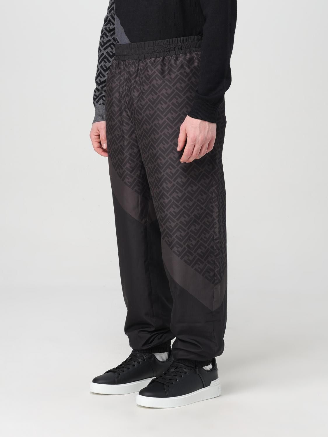 Fendi o1s1wg110226 Sweatpant & Jogger in Chocolate Brown/Black Size US 30 / EU 46 - 4 Thumbnail