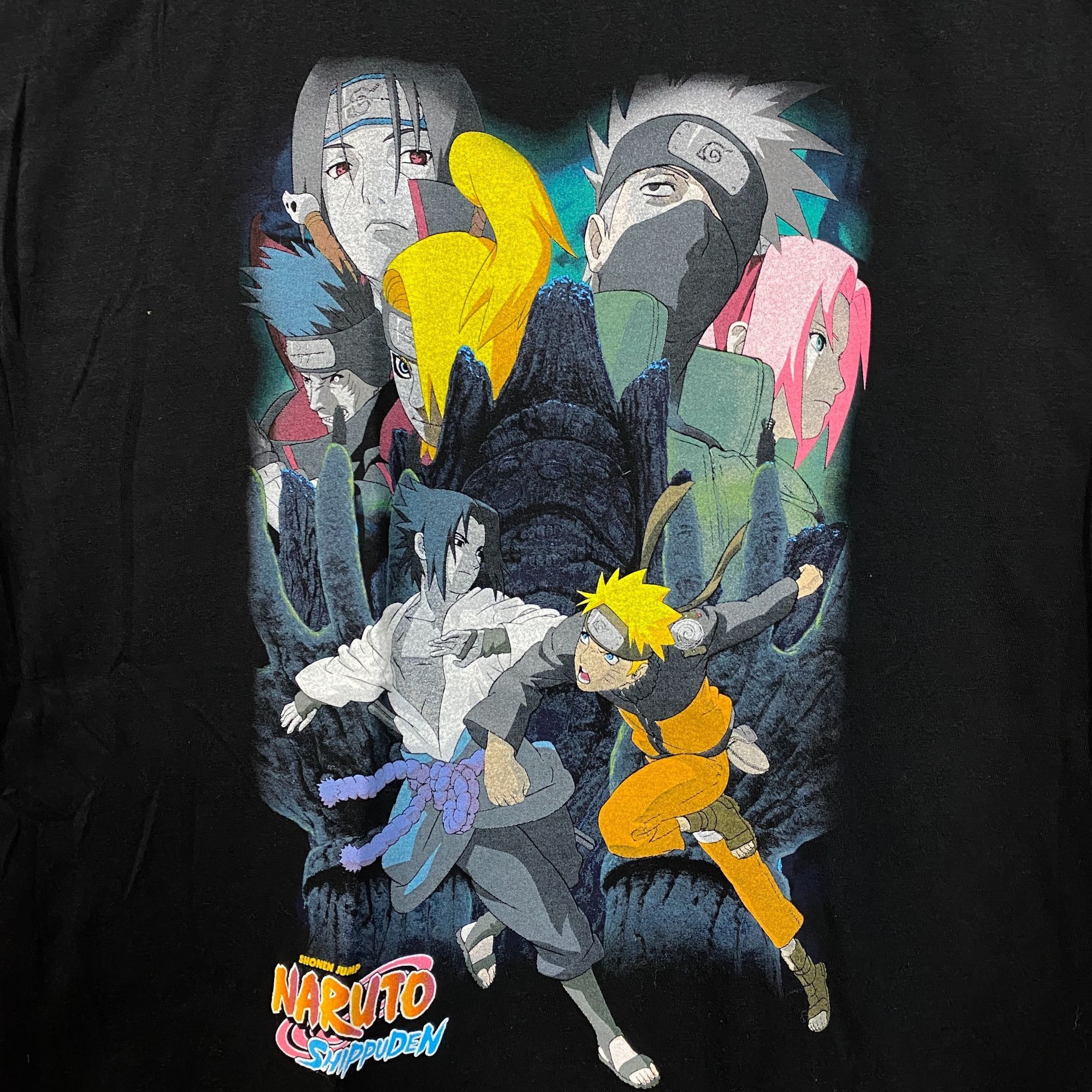 Anime Naruto Shippuden Team 7 vs Akatsuki Anime T-Shirt Large Size US L / EU 52-54 / 3 - 2 Thumbnail