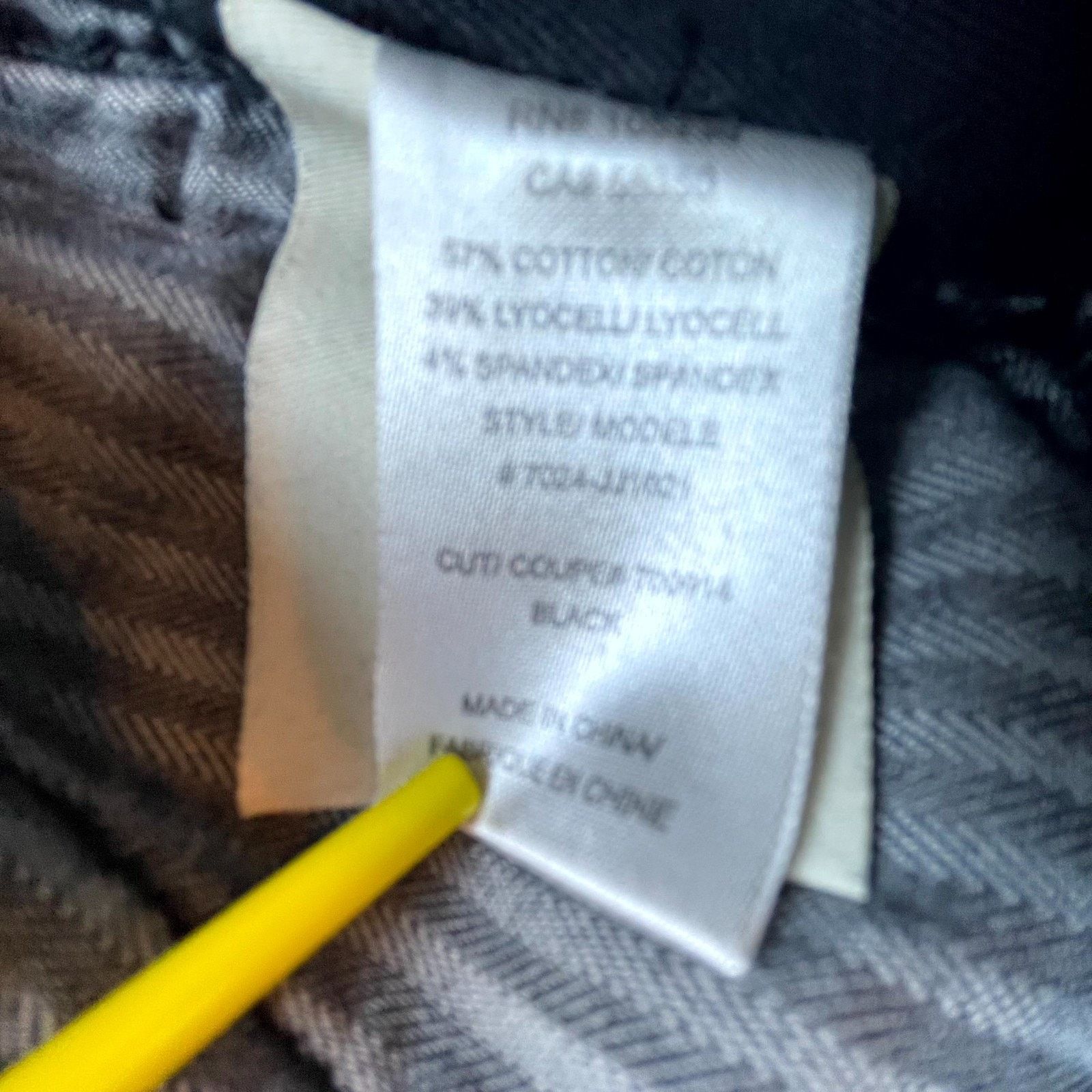 Joie Joie Jeans Trouser Skinny Pants Womens 23 Black Cotton Size 23" - 9 Thumbnail