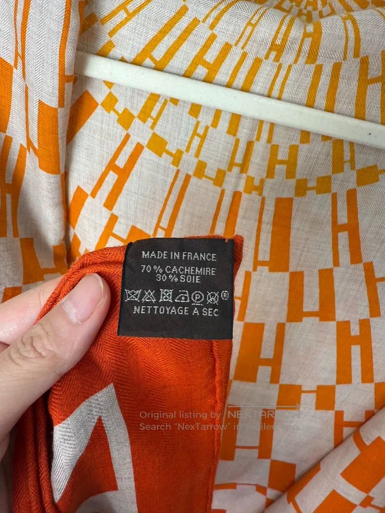 Hermes Hermes size 140*140 Shawl scarf, cashmere and silk fabric, Size ONE SIZE - 4 Thumbnail