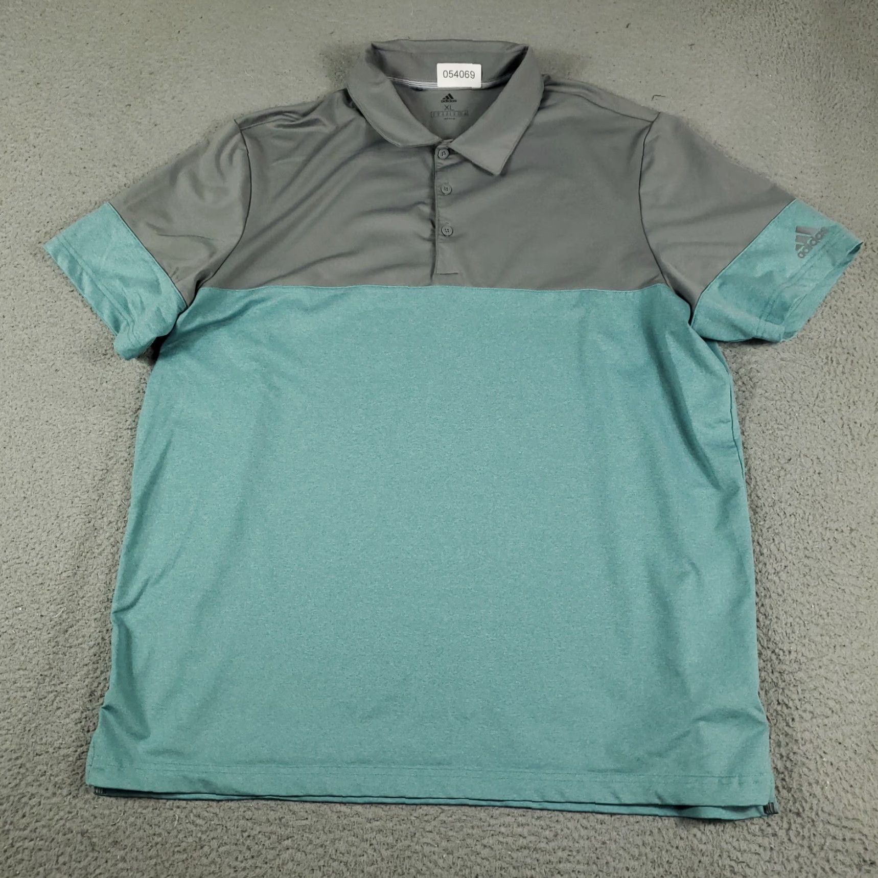 Adidas Adidas Polo Shirt Mens XL Blue Gray Golf Casual Short Sleeve Polo Size US XL / EU 56 / 4 - 2 Thumbnail