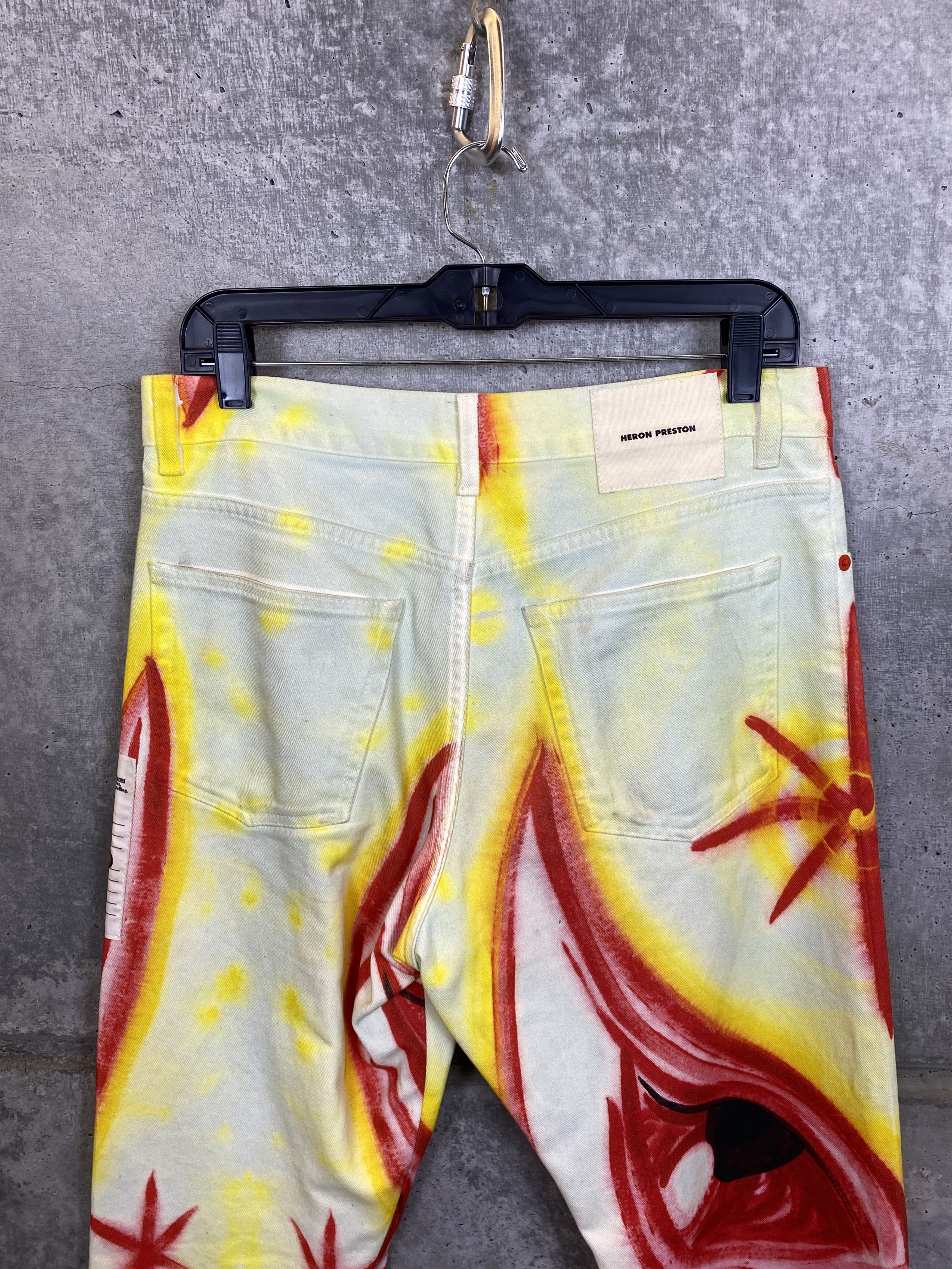 Heron Preston $645 HERON PRESTON X KENNY SCHARF JEANS Size US 30 / EU 46 - 4 Thumbnail