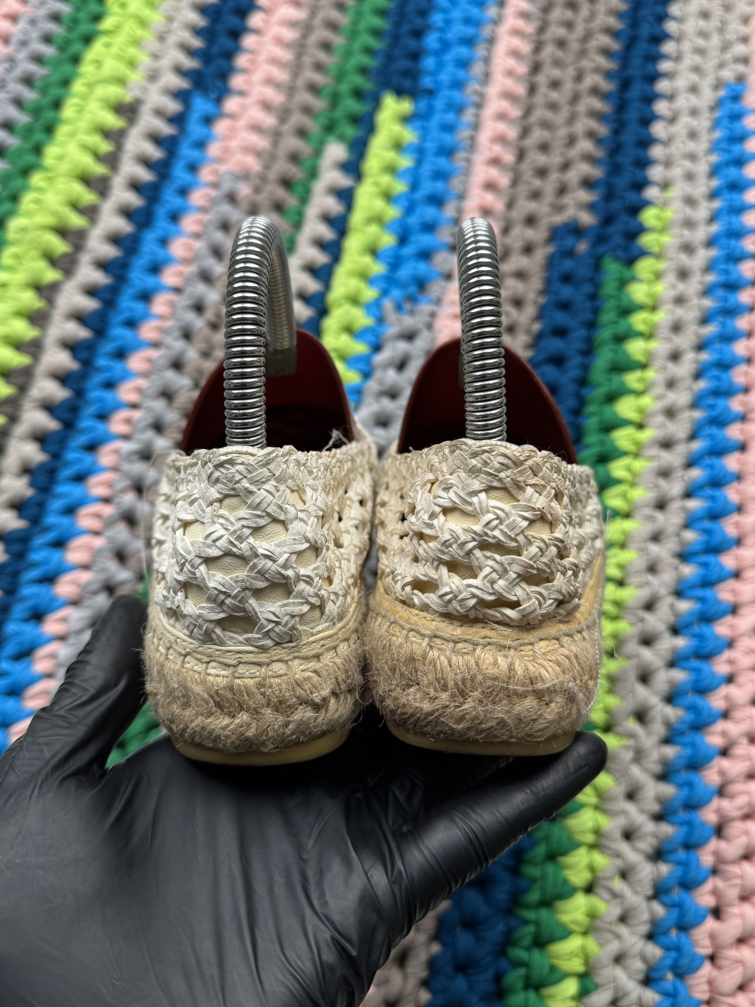 Miu Miu Miu Miu Espadrilles (V203)(D10) Size US 6 / IT 36 - 4 Thumbnail