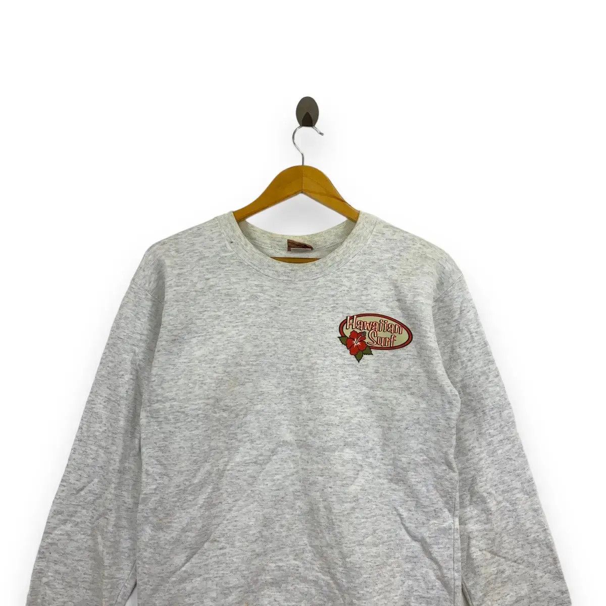 Vintage Vintage 90’ HAWAIIAN SURF Hibiscus Hawaii Sweatshirt Size US M / EU 48-50 / 2 - 3 Thumbnail