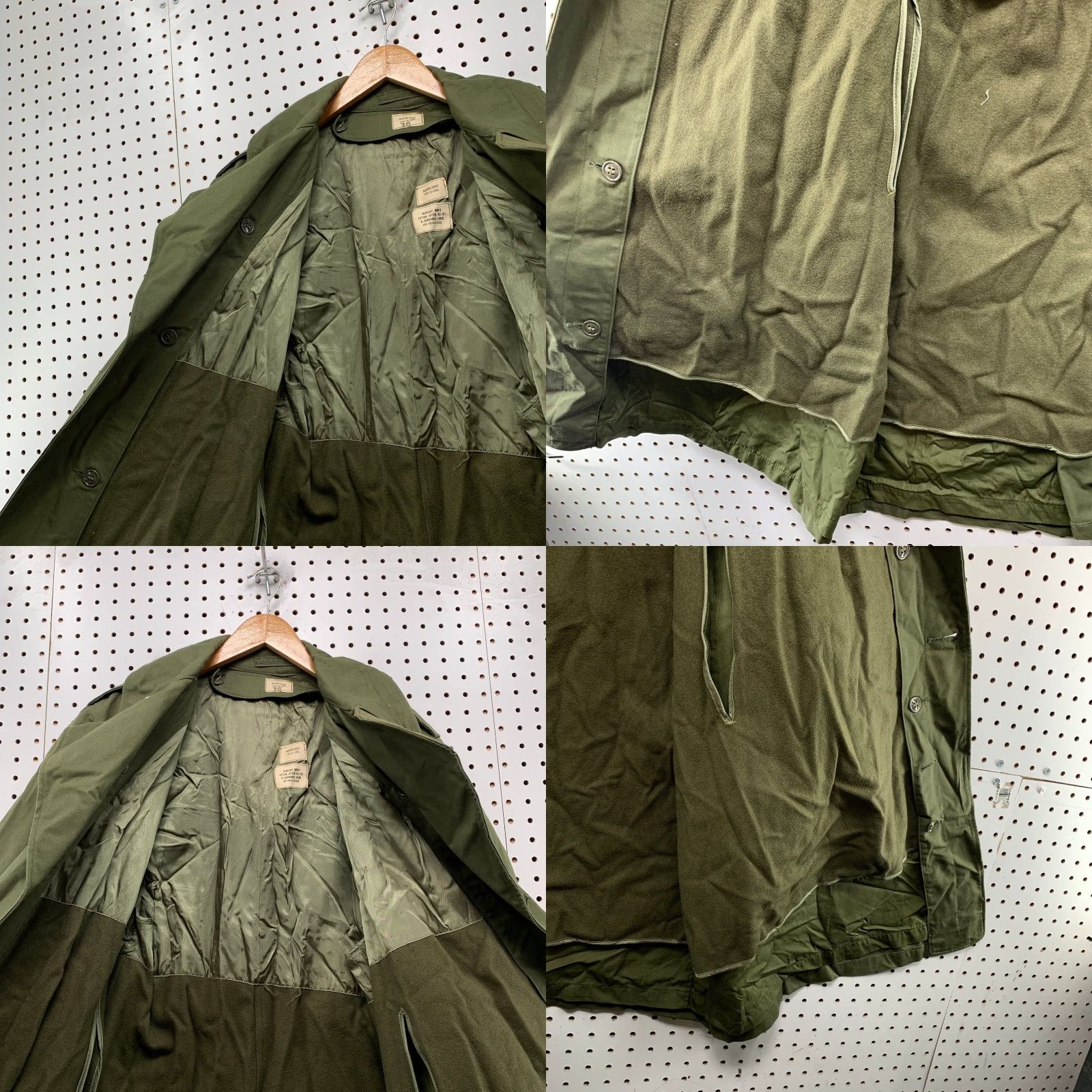Doublet VINTAGE US Army Overcoat Jacket Mens M OG-107 Lined Double Breasted Green Winter Size US M / EU 48-50 / 2 - 10 Thumbnail