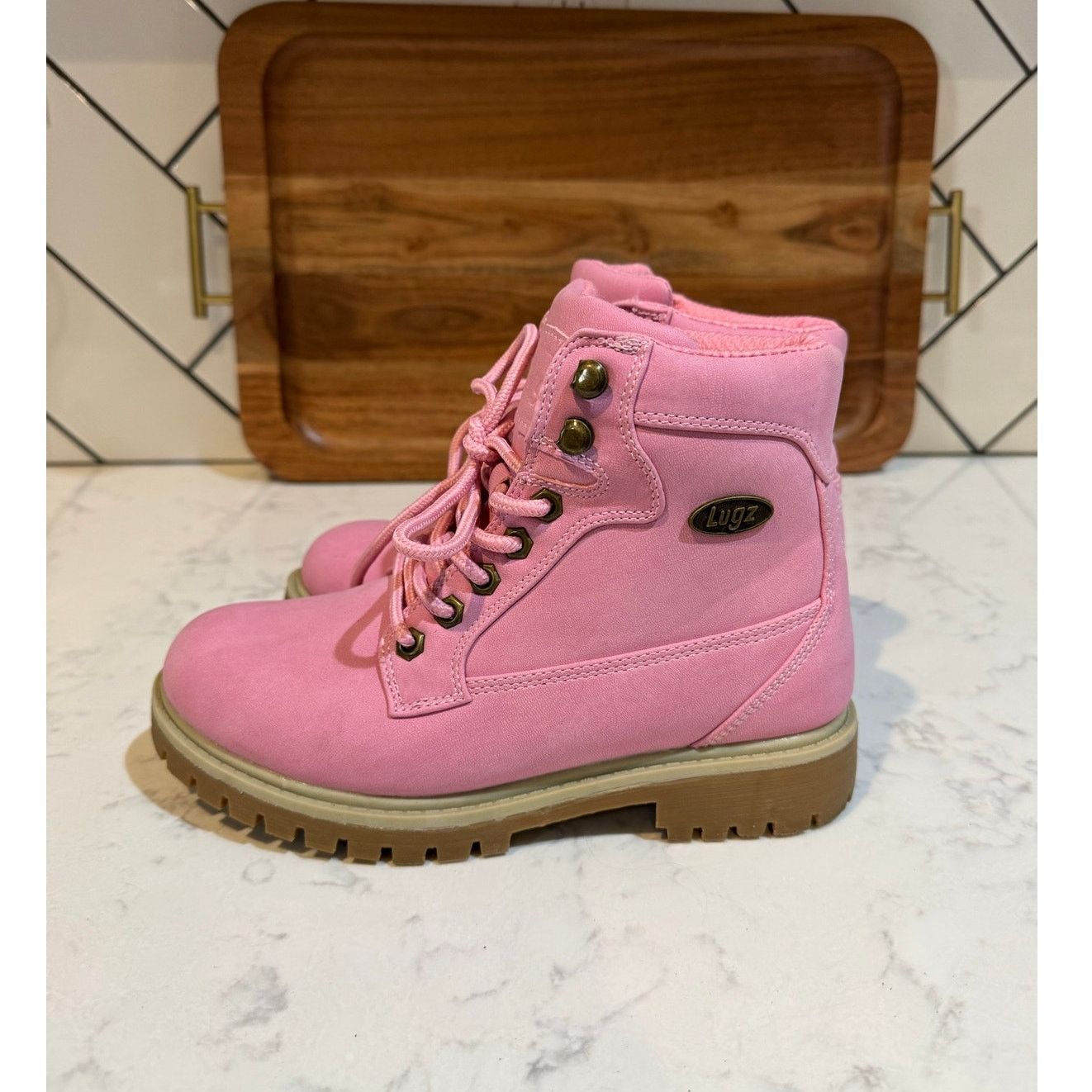 Lugz Lugz Mantle Hi 6-Inch Boots in the Bubblegum Pink size 6 Size US 6 / IT 36 - 4 Thumbnail