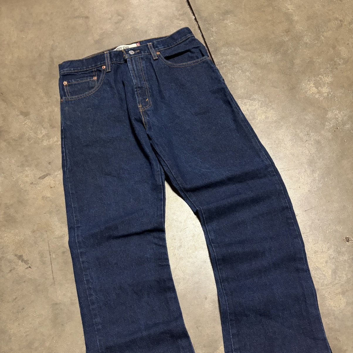 Levi's Vintage Levis 517 Boot Cut Jeans Relaxed Dark Wash Western Size US 33 - 3 Thumbnail