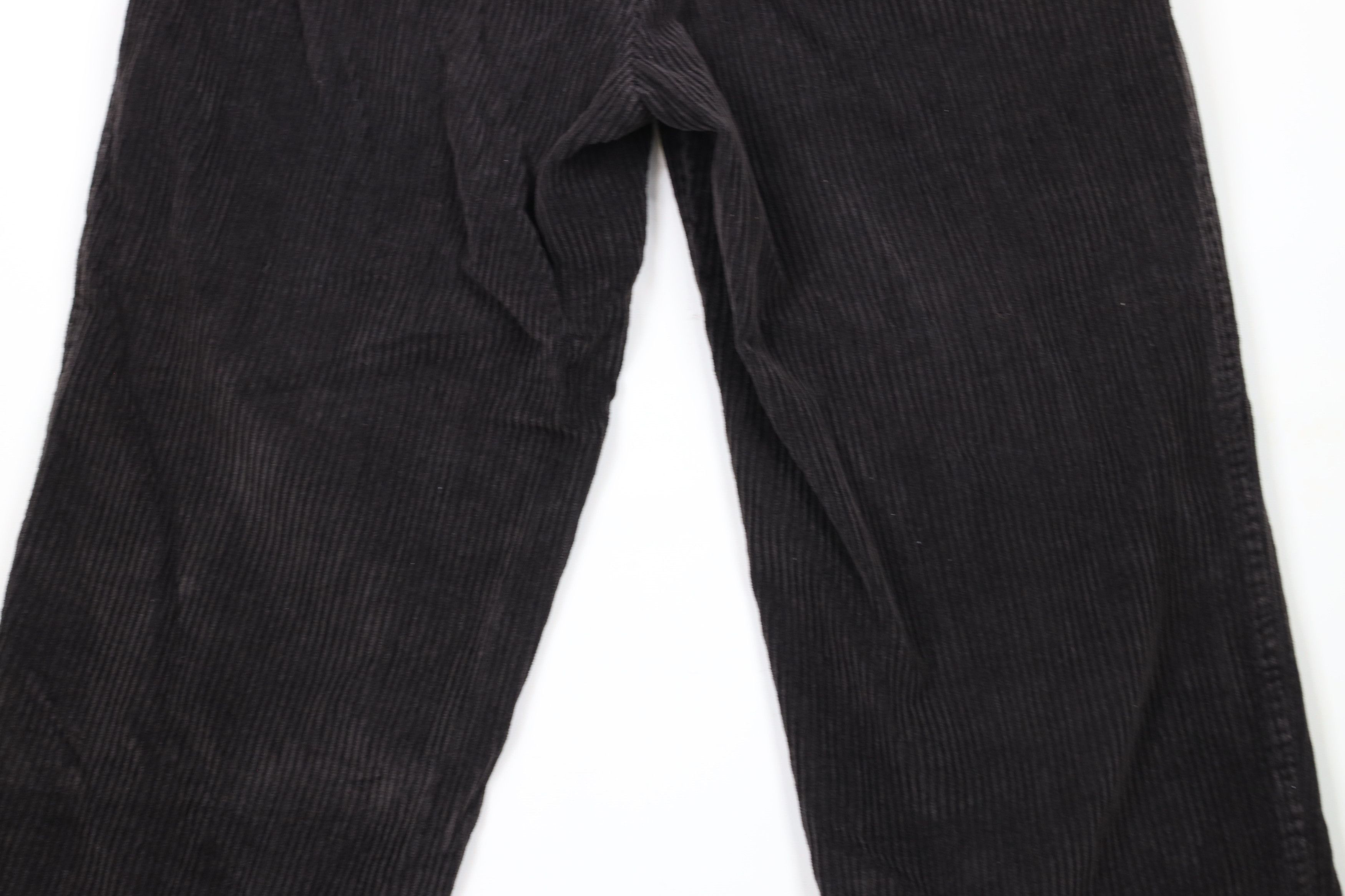 Vintage Vintage 90s Streetwear Pleated Wide Leg Corduroy Chino Pants Size US 34 / EU 50 - 12 Thumbnail