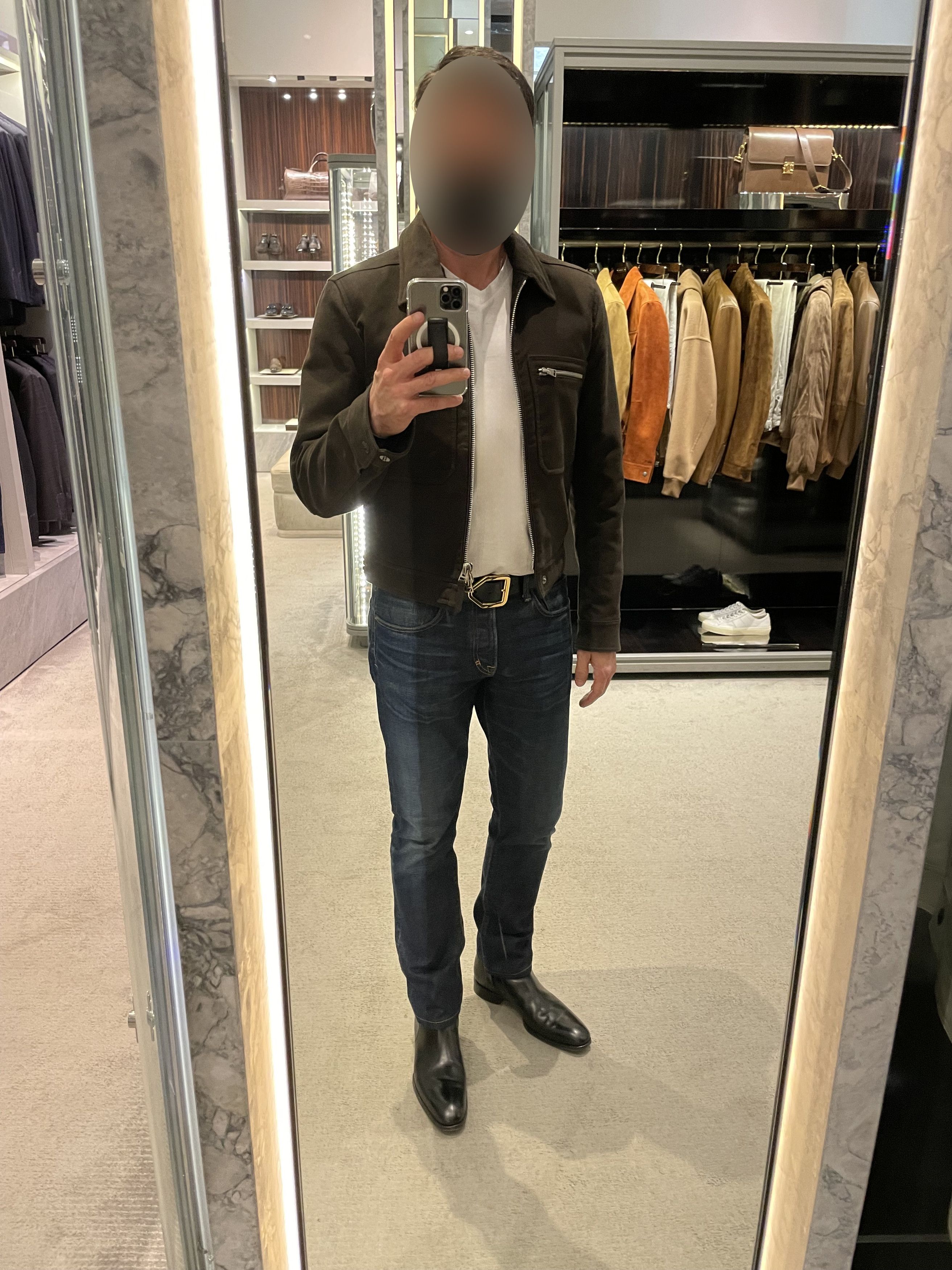 Tom Ford Best Dressed Very Rare $4,100 w/tax Moleskin Leather Jacket Size US M / EU 48-50 / 2 - 10 Thumbnail