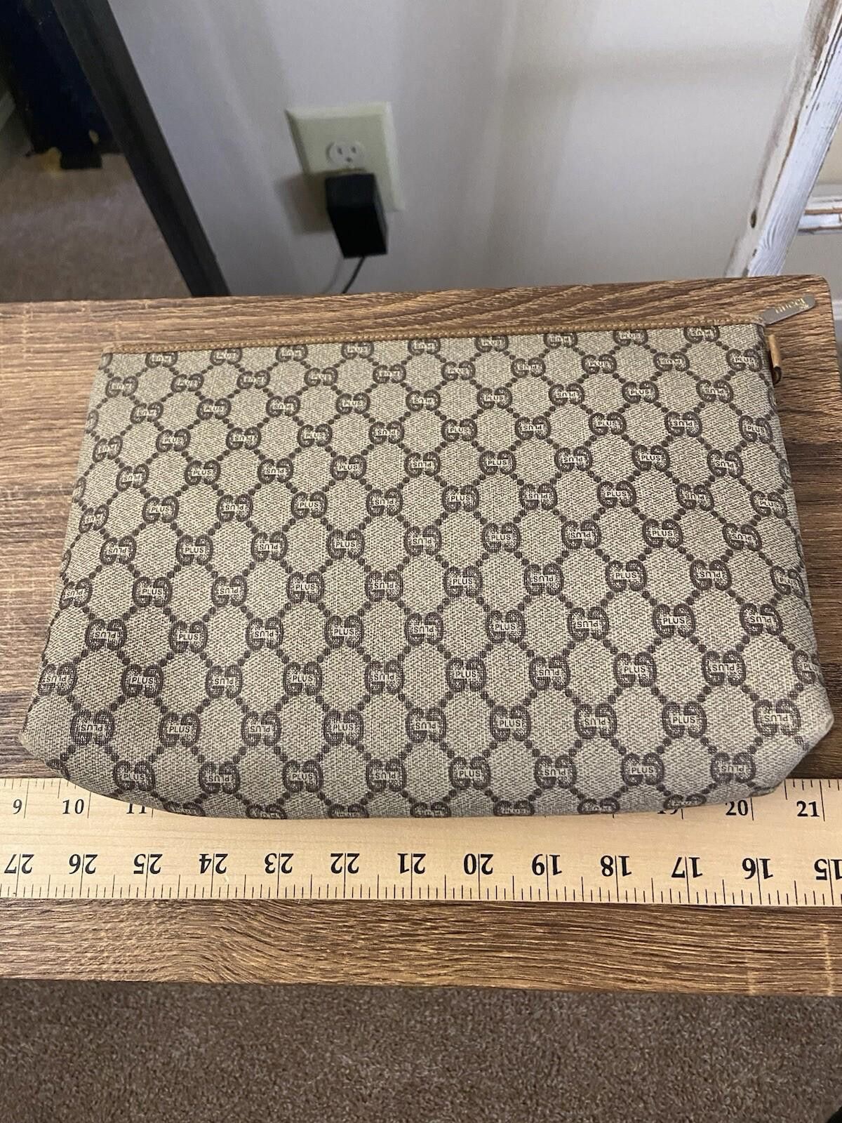 Gucci Gucci Plus Supreme logo pvc leather clutch pouch second bag Size ONE SIZE - 2 Thumbnail
