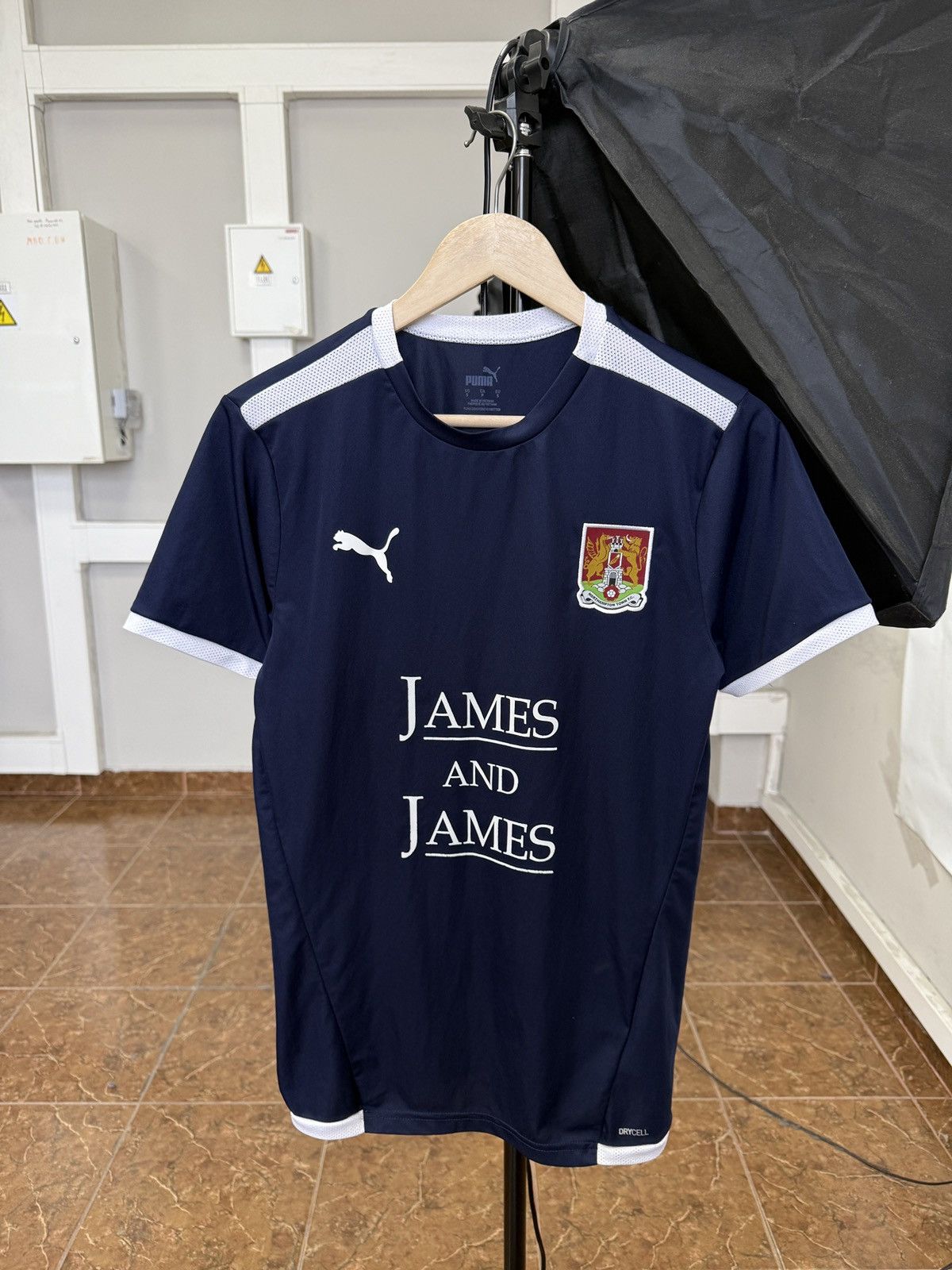Puma 🇬🇧 Puma Northampton Town FC Soccer Jersey James and James Size US S / EU 44-46 / 1 - 1 Thumbnail