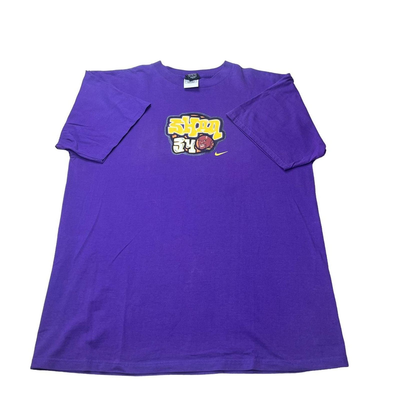 Nike Vintage Nike x Shaq Lakers Shirt Size US XL / EU 56 / 4 - 3 Thumbnail