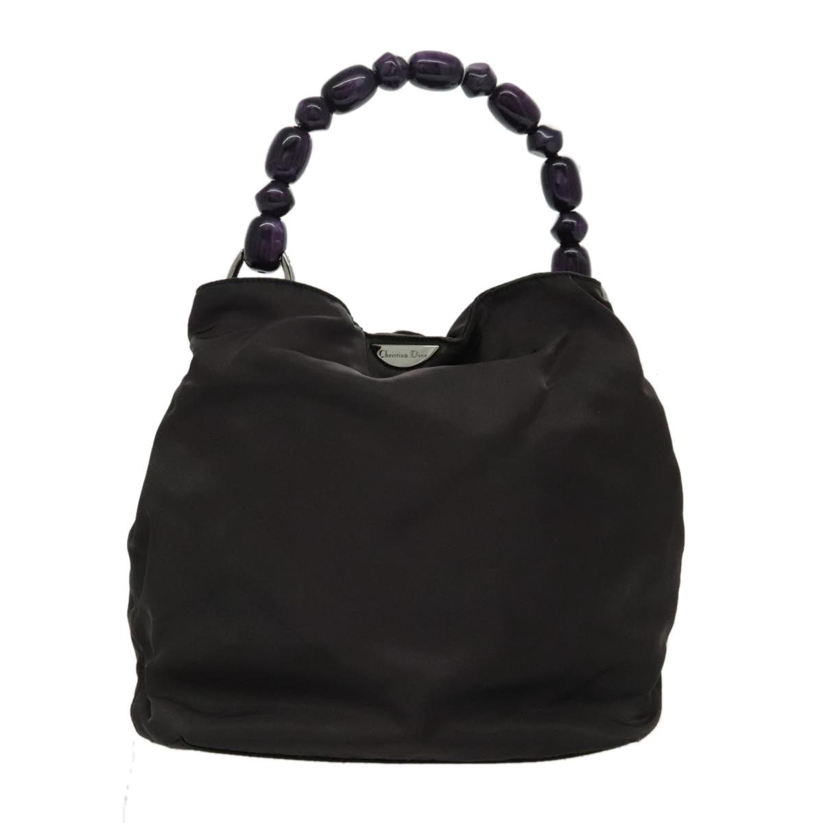 Dior DIOR Maris Pearl Hand Bag Nylon Purple Silver Size ONE SIZE - 2 Thumbnail