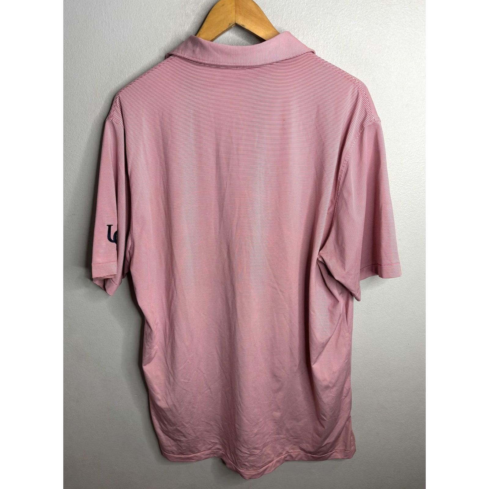 Peter Millar Peter Millar Polo Shirt Mens Large Pink Striped Summer Comfort Golf Size US L / EU 52-54 / 3 - 7 Thumbnail