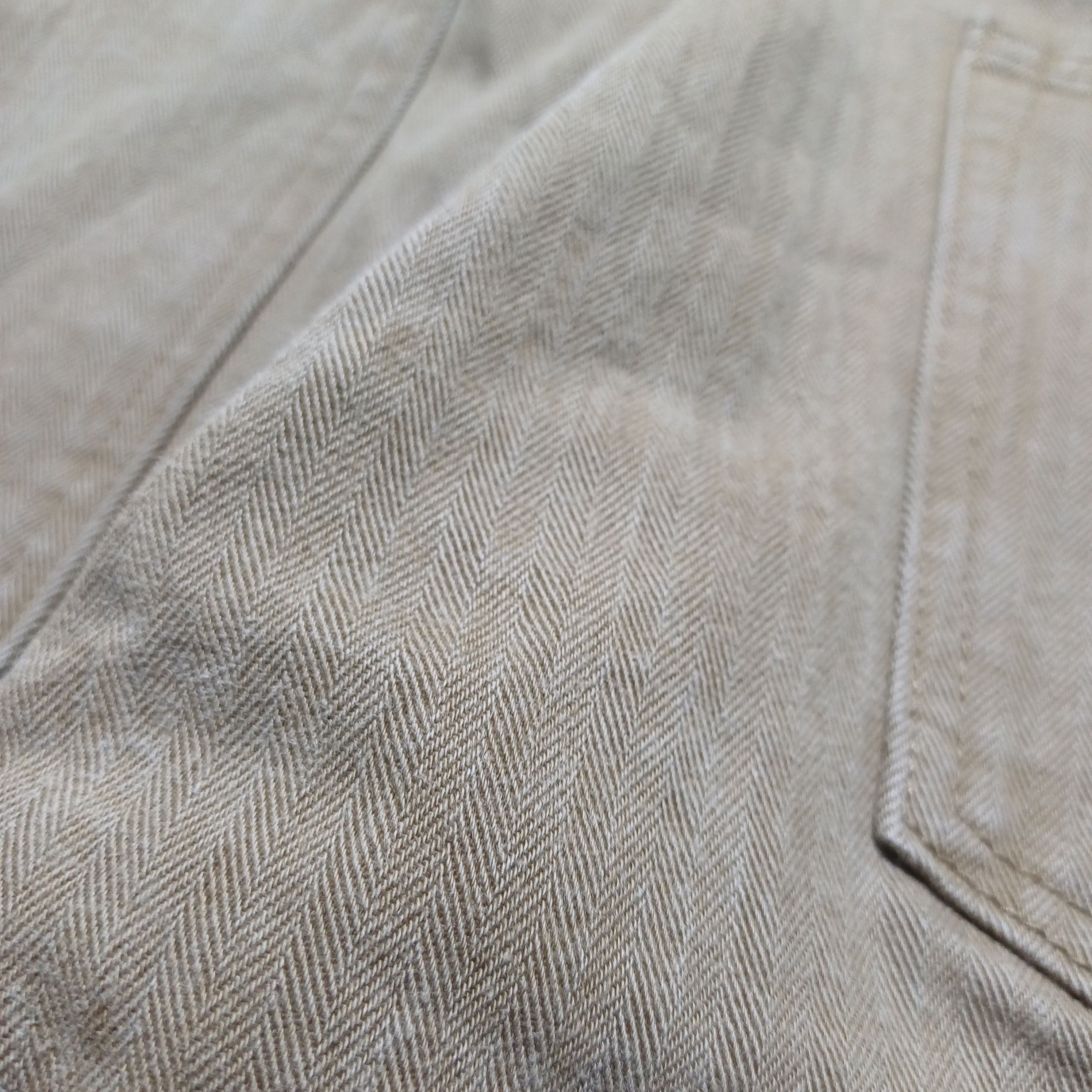 Journal Standard Beige Jeans Vintage Button Fly Journal Standart Size US 29 - 6 Thumbnail