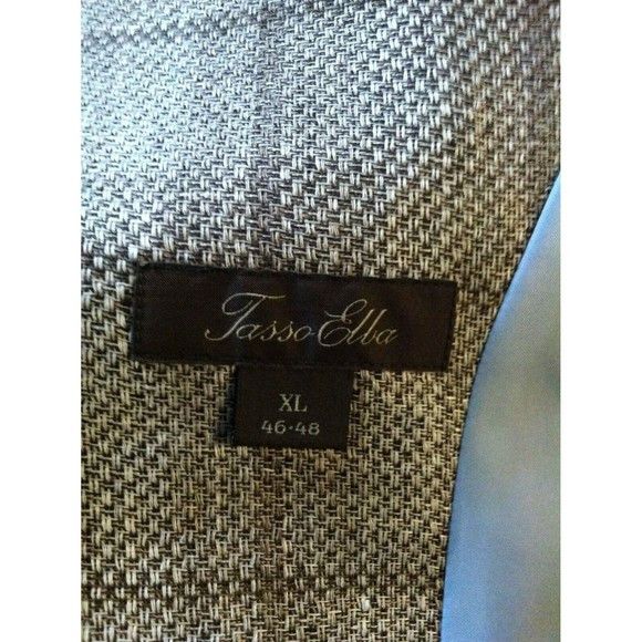 Tasso Elba TASSO ELBA MENS NEW KHAKI 100%LINEN SPORT COAT SIZE: XL Size US XL / EU 56 / 4 - 5 Thumbnail