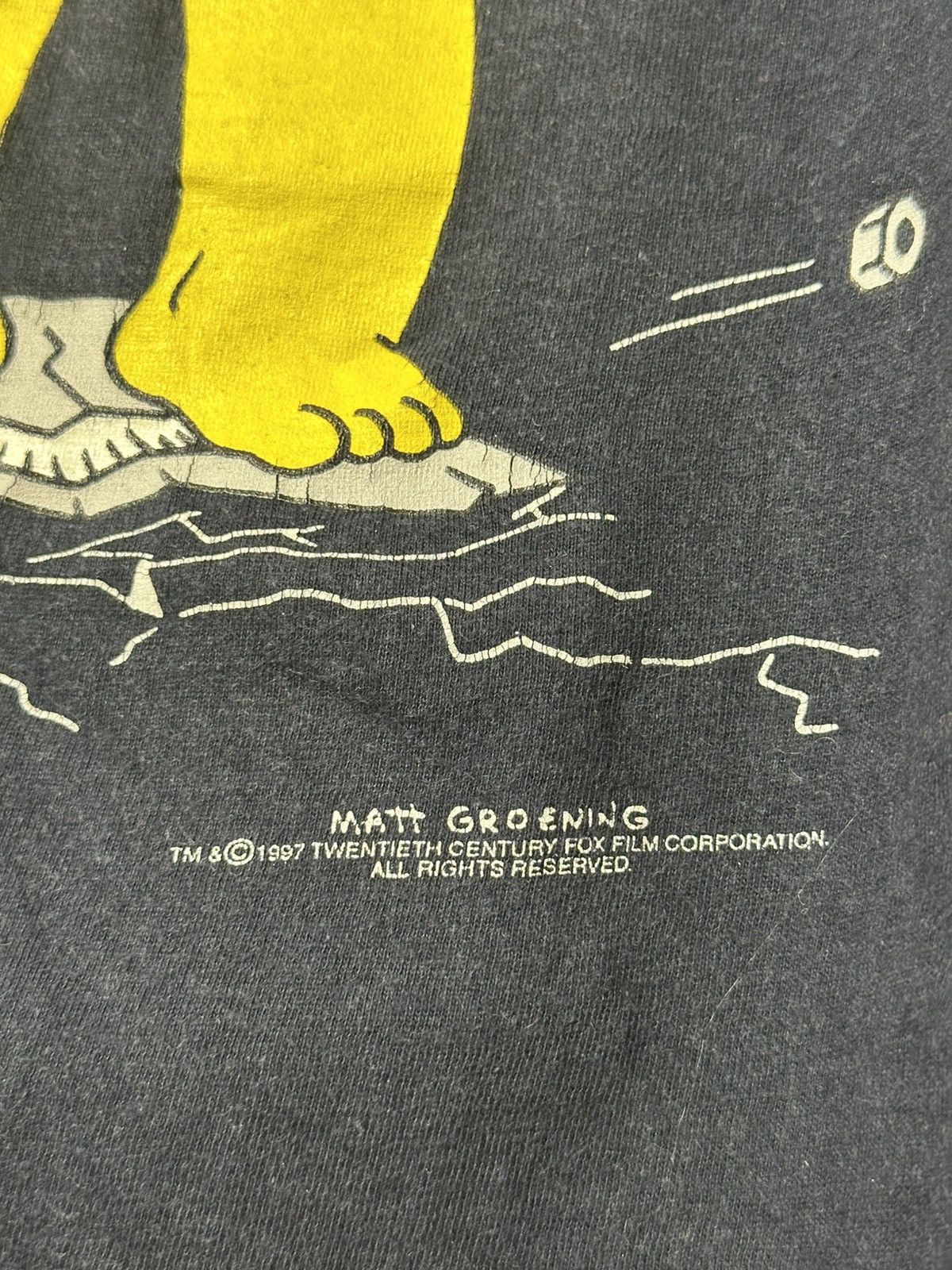 The Simpsons 🔥 1997 The Simpsons Homer Bart Cartoon USA Movie TV Shirt Size US XL / EU 56 / 4 - 2 Thumbnail