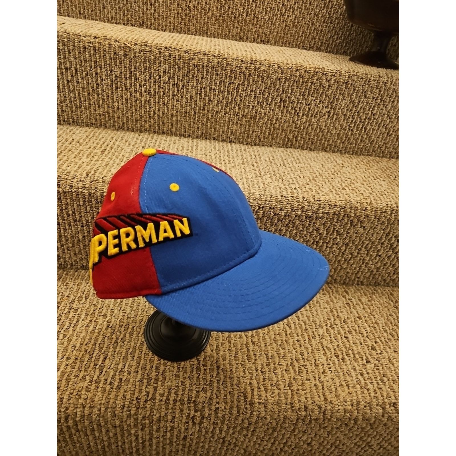 New Era New Era DC Comics Superman fitted baseball cap Size 7 1/2 Size ONE SIZE - 2 Thumbnail