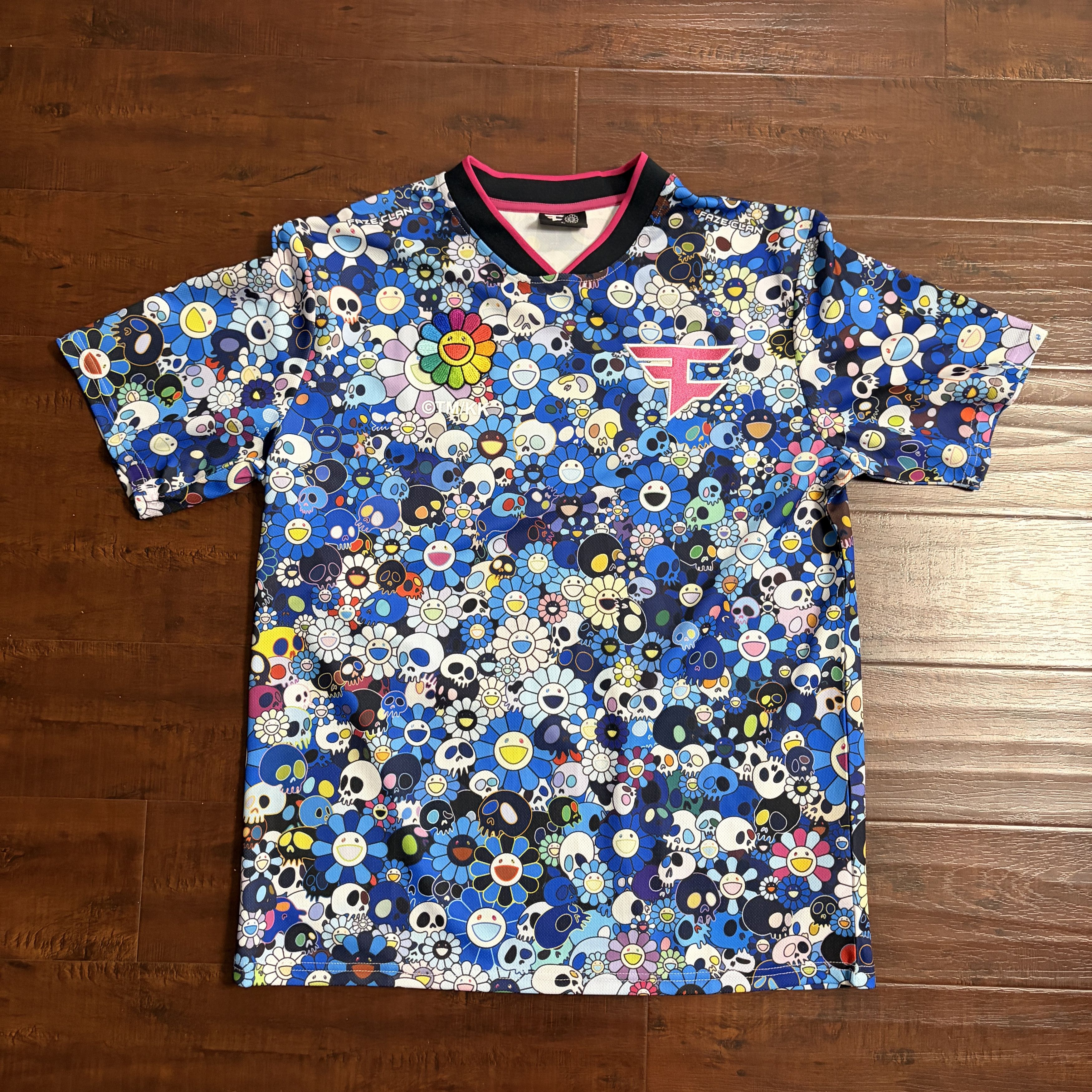 FaZe × Takashi Murakami FaZe Clan x Takashi Murakami Jersey | Grailed