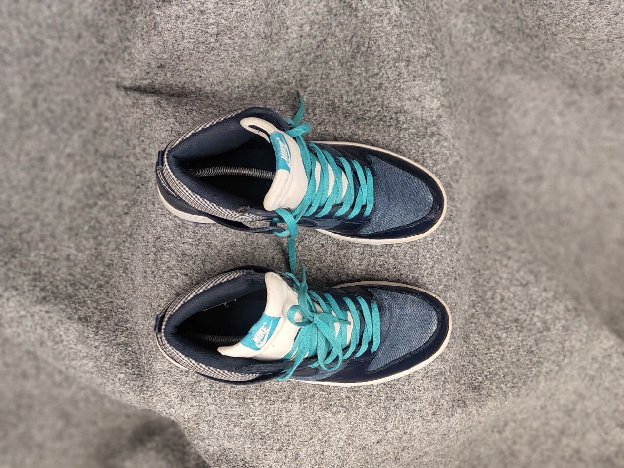 Nike Nike Dunk High Jd Sports combined fabric Vintage Sneakers Size US 11 / EU 44 - 4 Thumbnail