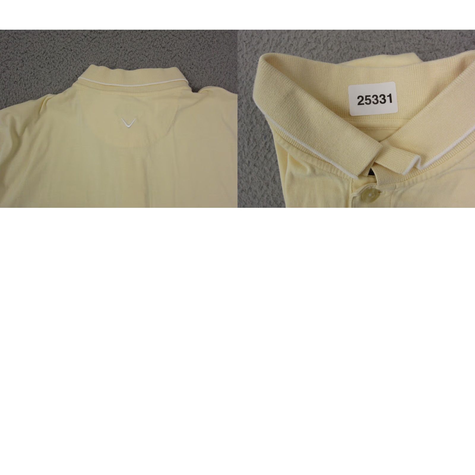 Callaway VINTAGE Callaway Golf Shirt Adult Medium Yellow Mens 90s Disco Leisure Y2K Size US M / EU 48-50 / 2 - 9 Thumbnail