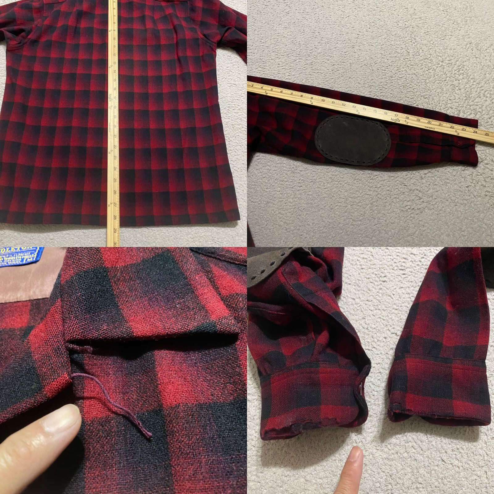 Pendleton Pendleton Board Shirt Mens M Red Plaid Wool Button-Up Shirt with Pockets Size US M / EU 48-50 / 2 - 8 Thumbnail