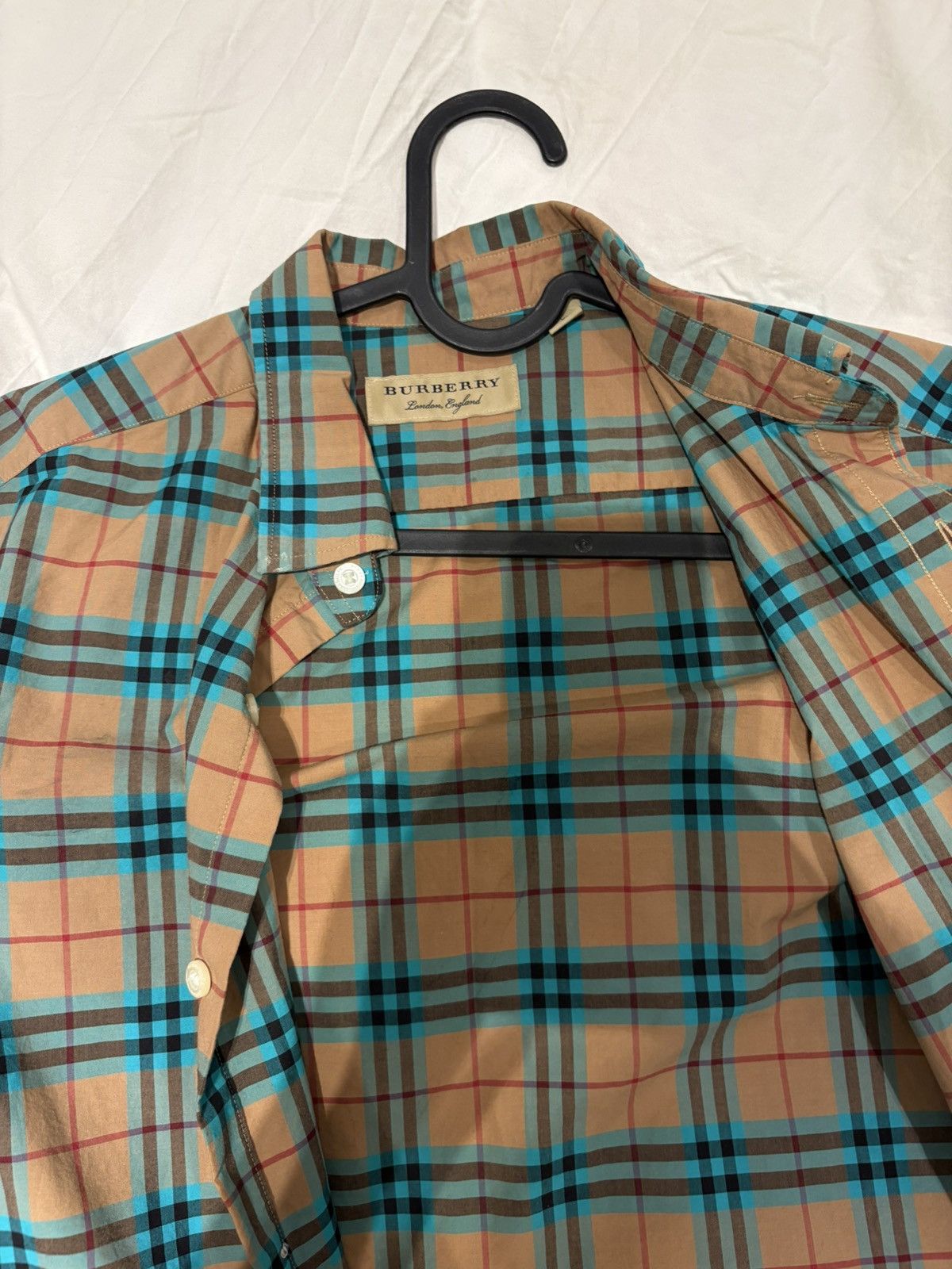 Burberry Burberry mens shirt blue/beige Size US XS / EU 42 / 0 - 5 Thumbnail