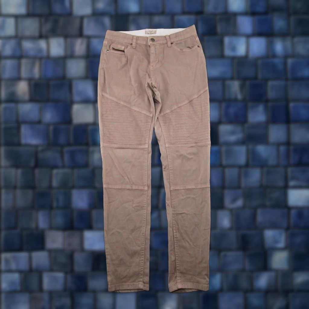 Denime Easel Jeans Skinny Fit Denim Beige Size M Womens Stretch 5-Pocket Design Vintage No Size 32" / US 10 / IT 46 - 1 Thumbnail