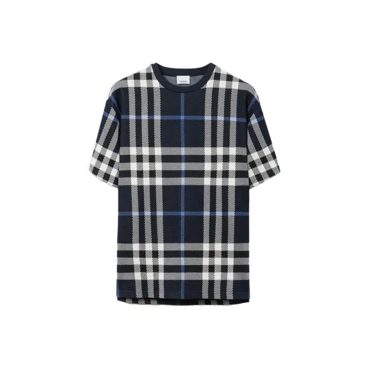 Burberry SS23 Plaid Casual Short Sleeve T-Shirt
