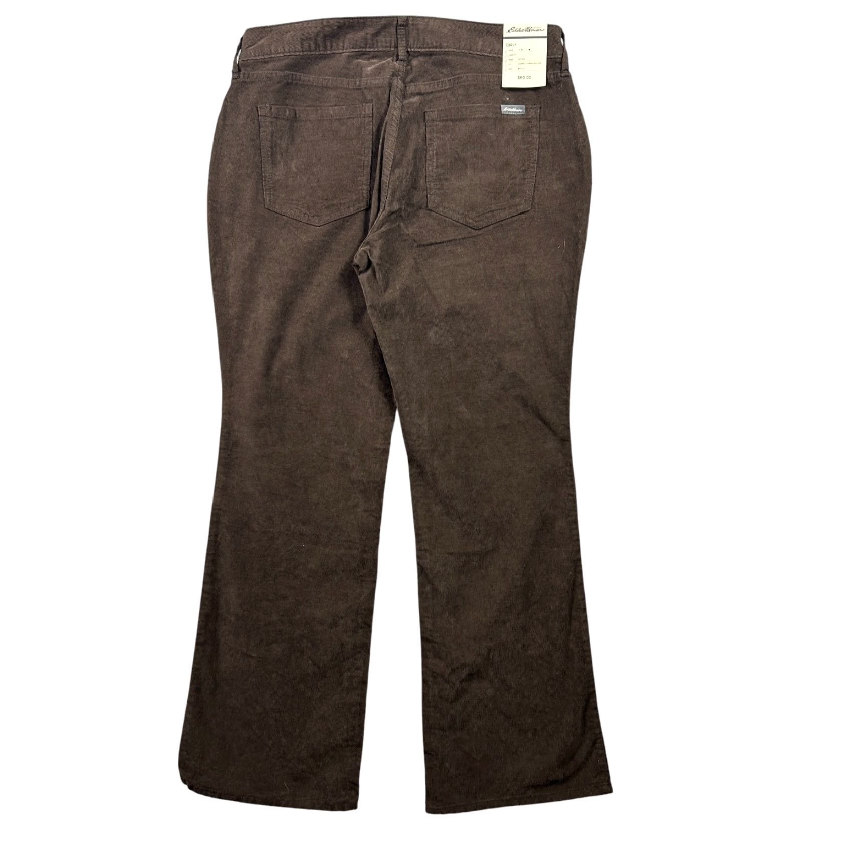 Eddie Bauer Eddie Bauer Pants Womens 8 Brown Corduroy Bootcut Leg Inseam 28.5 in Petite Regular Through Hip Size 30" / US 8 / IT 44 - 4 Thumbnail