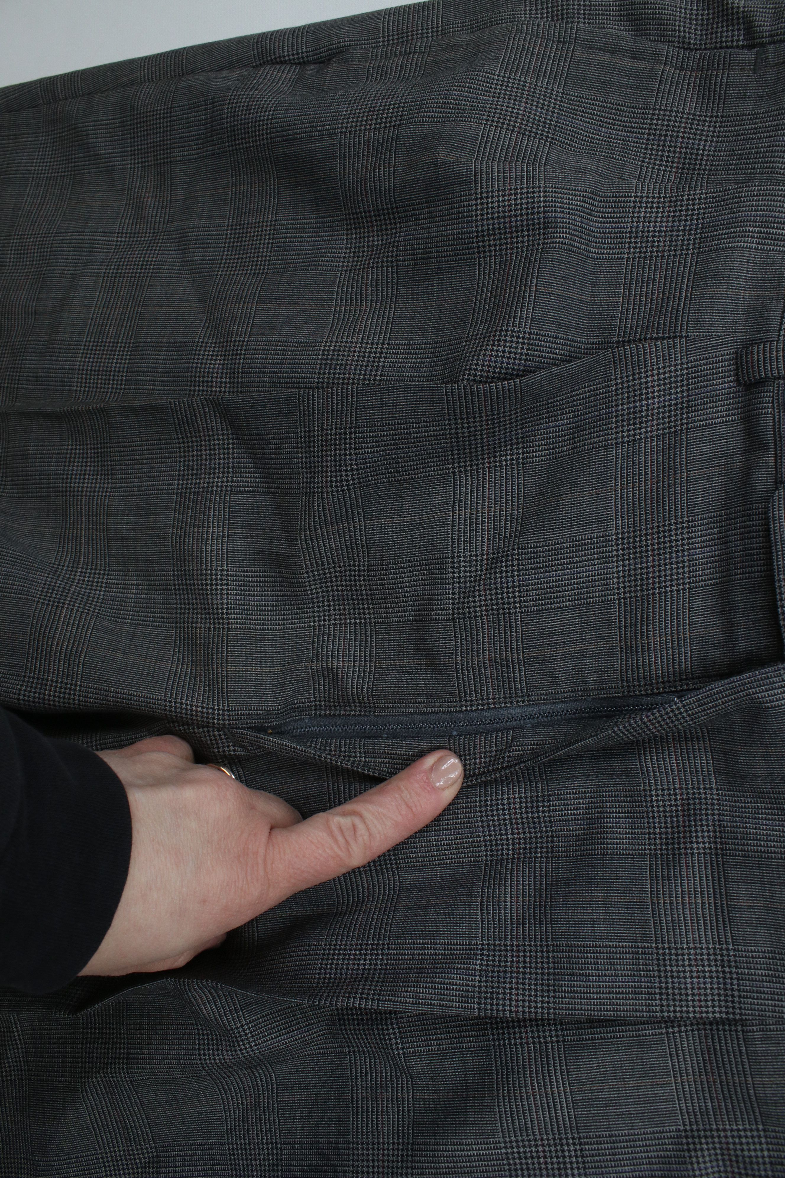 Vintage Vintage 70s Streetwear Wide Leg Chino Pants Houndstooth Size US 34 / EU 50 - 6 Thumbnail